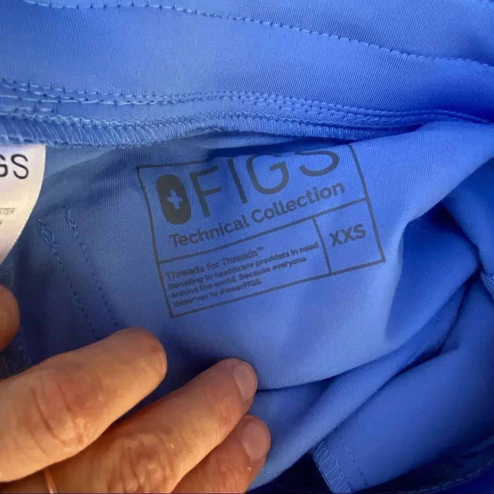 Figs blue pants size XXS